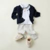 Fasune knit cardigan, Navy