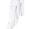 Pantyhose 2pk, solid Brigth white