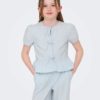 Clara life Bow shirt, Ballad Blue