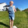 Nora dnm shorts overall, Ligth blue