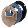 Yvetti 3pk, Pure cashmere/Navy/Blue