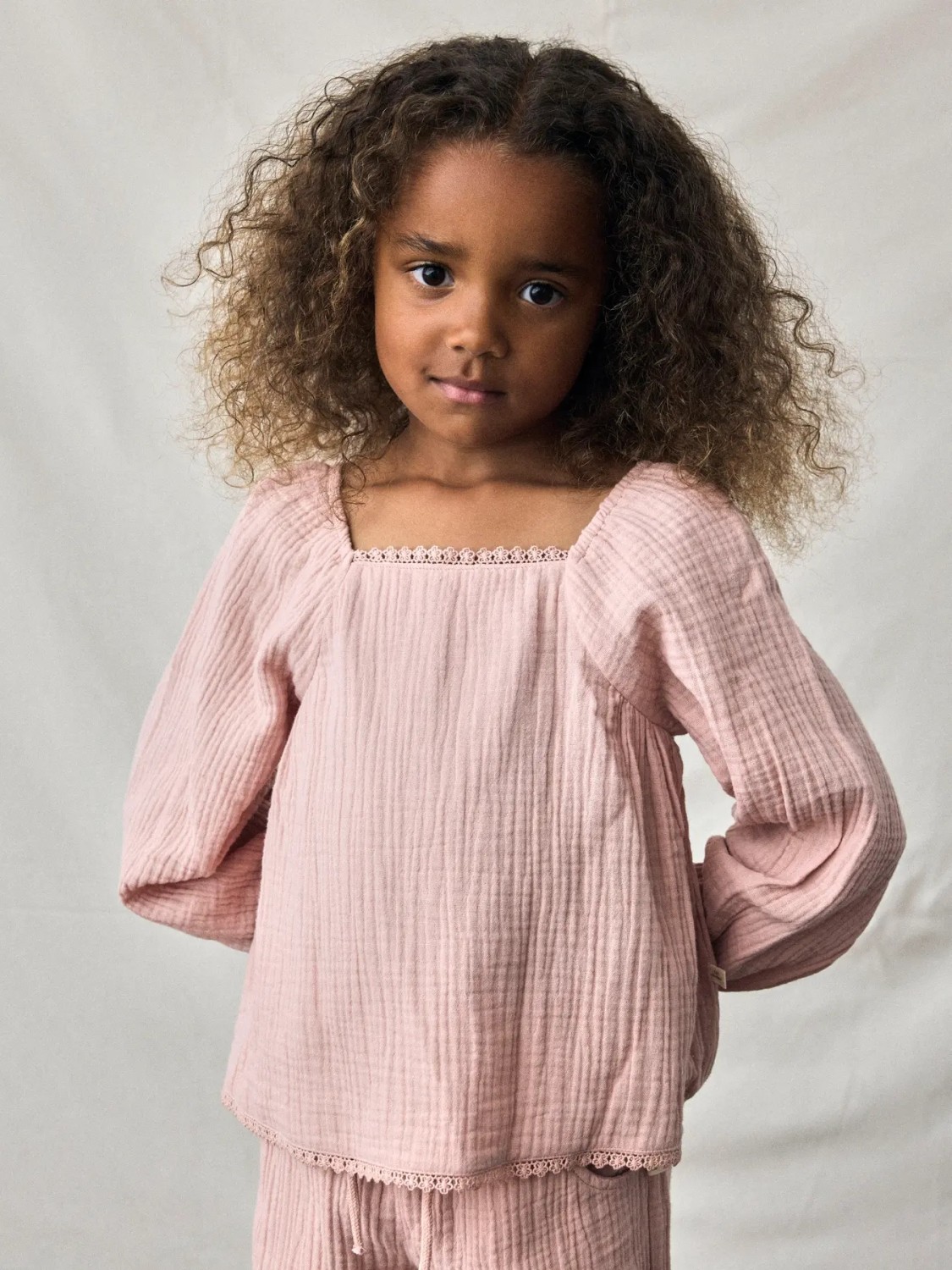 Lulu shirt, Misty rose