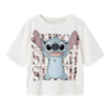 Jixi stitch top, Bright White