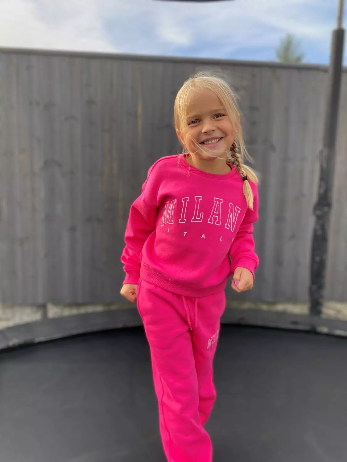 Sweat life pants, Magenta