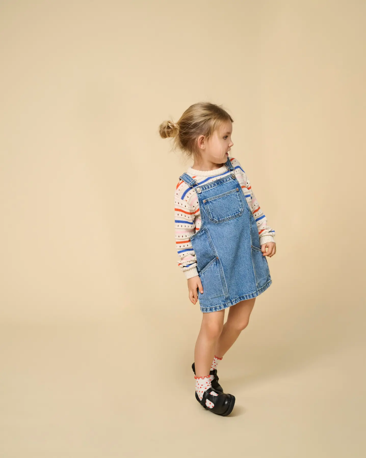 Cille short dress dnm, Medium Blue Denim
