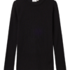 Wax wool rib, Black