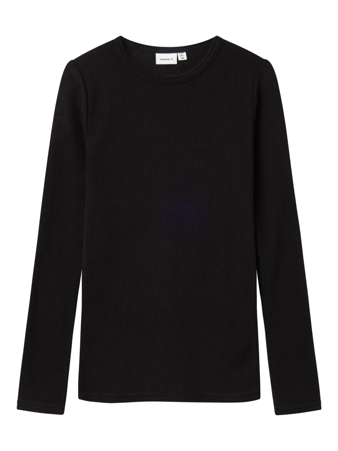 Wax wool rib, Black