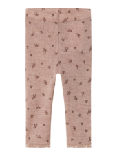 Wang wool leggings, Shadow Gray/Small Flowers