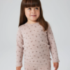 Wang wool top, Shadow Gray/Small Flowers