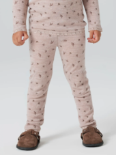 Wang wool legging, Shadow Gray/Small Flowers