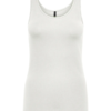 Live love tank top, Cloud Dancer