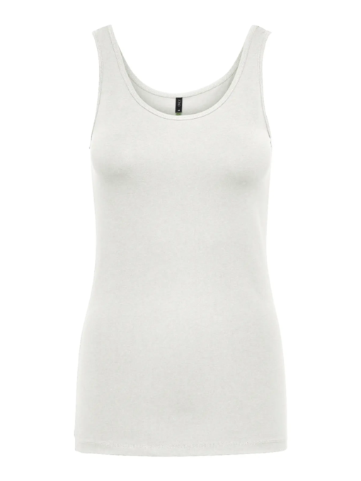 Live love tank top, Cloud Dancer