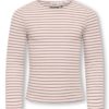 Maude, Stripe top, Mauve