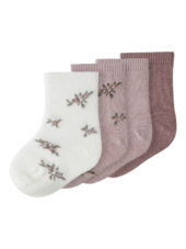 Wak wo/bl 4p sock, Shadow Gray