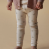 Gavo slim legging, Pastel Parchment Swan