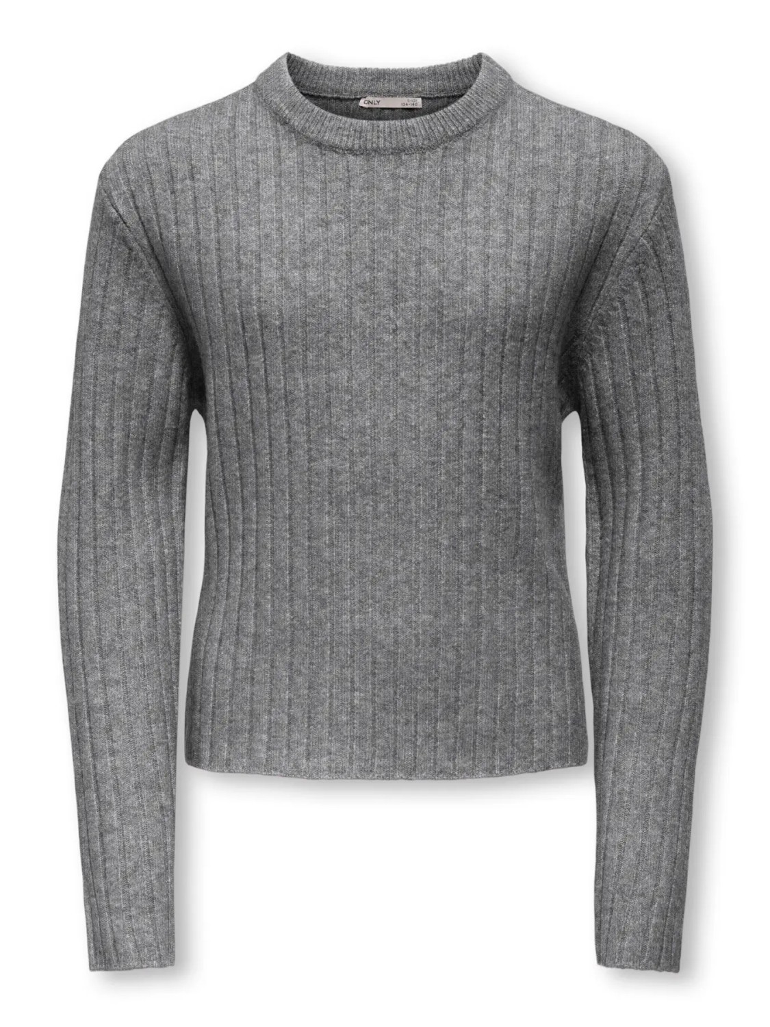 Jeanett Rib knit, Medium grey