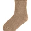 Rakel wool sock, Tigers eye