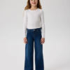 Polly x-wide jeans, Dark Blue Denim