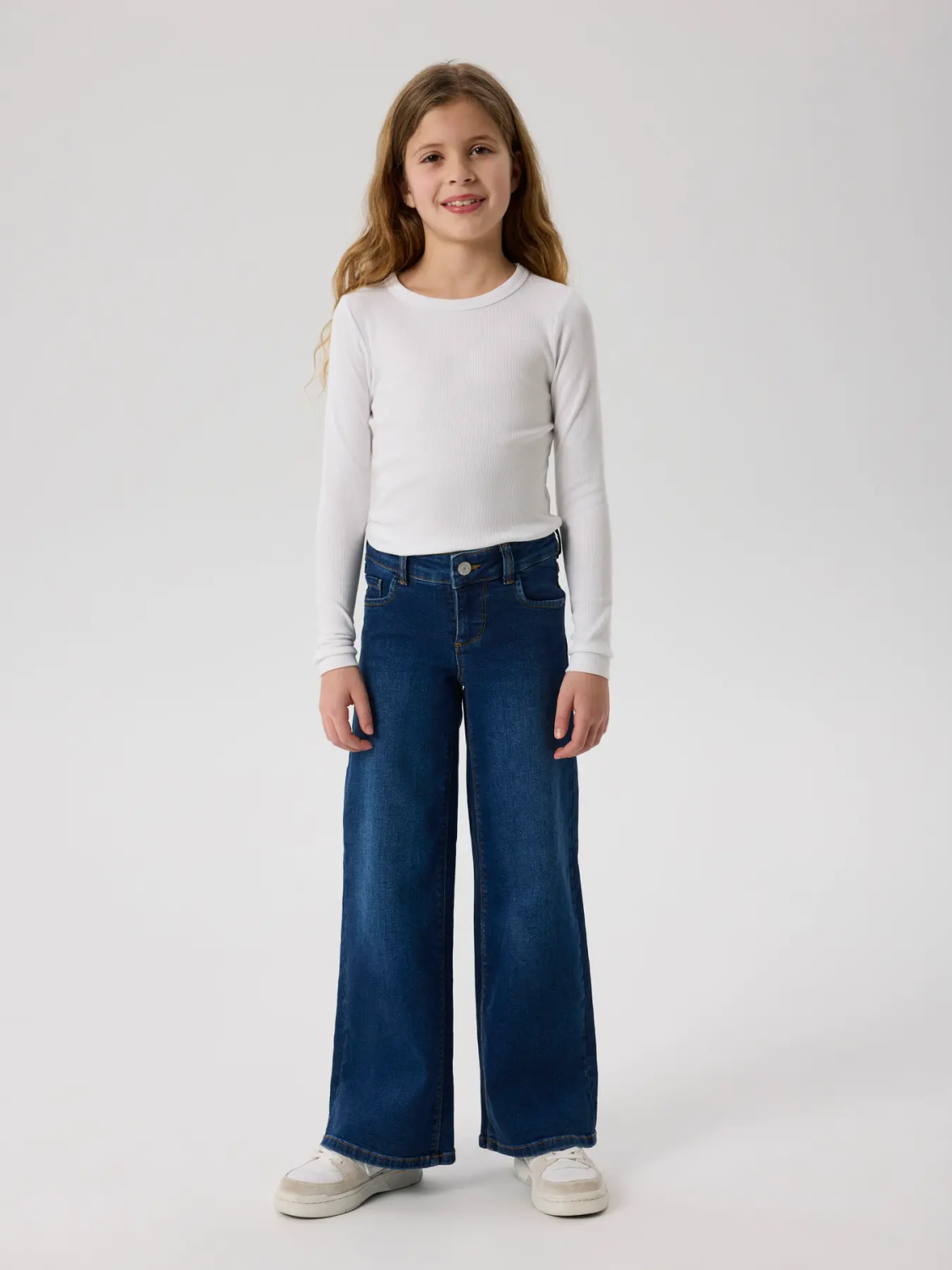 Polly x-wide jeans, Dark Blue Denim