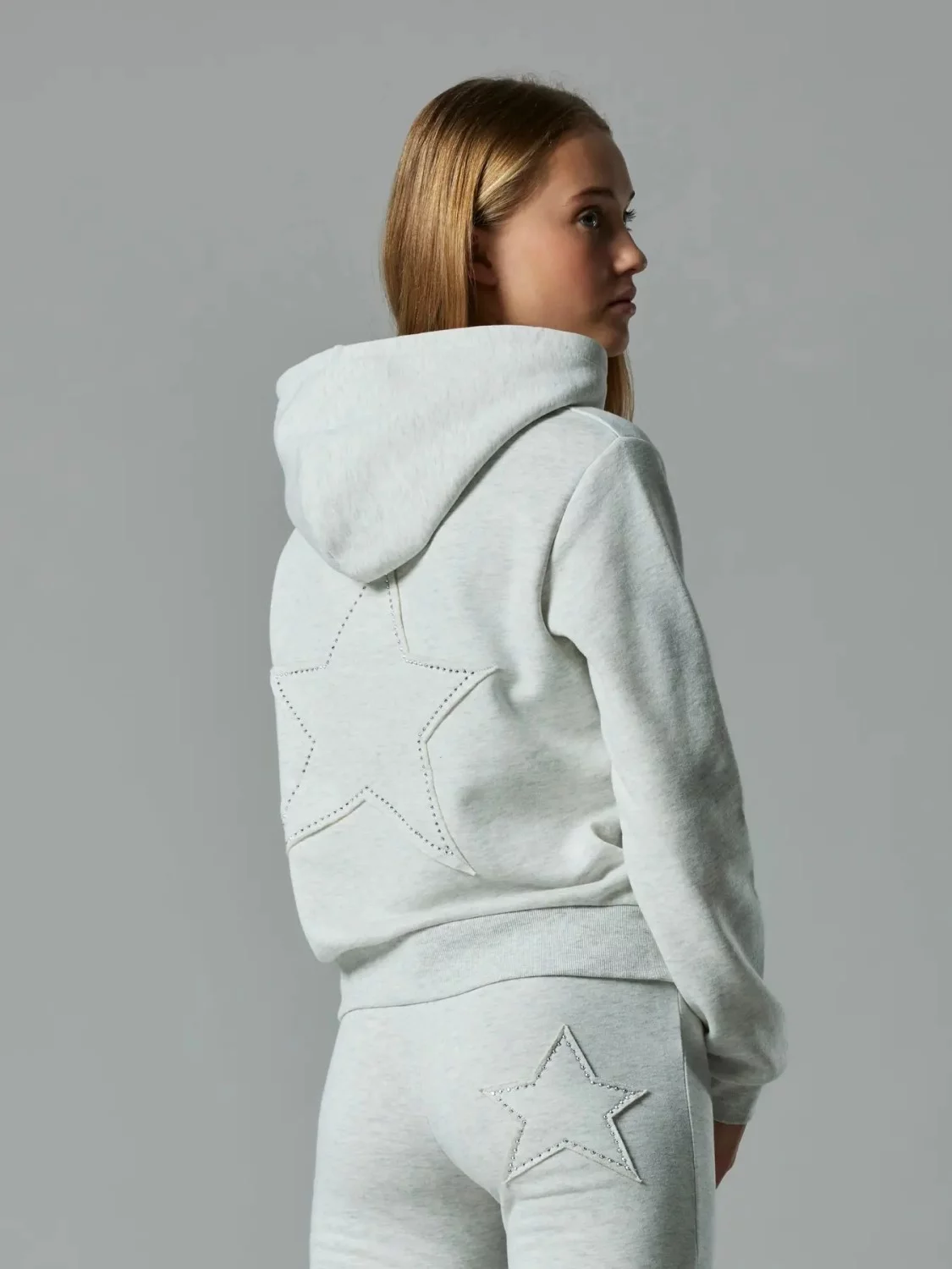 Runic short sweat, Ligth grey