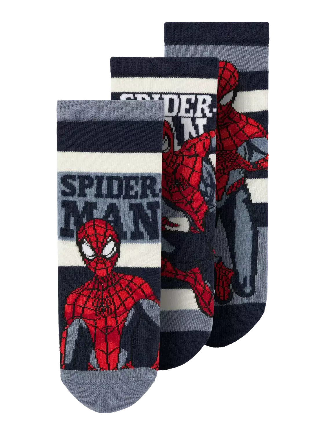 Octavius spider 3p sock, Navy Blazer