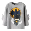 Olej batman top, Grey Melange