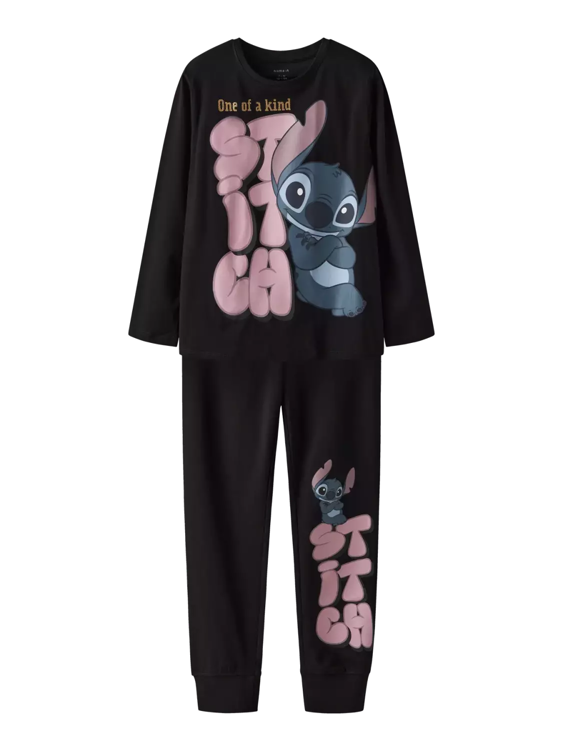 Olina Stitch Nightset, Black