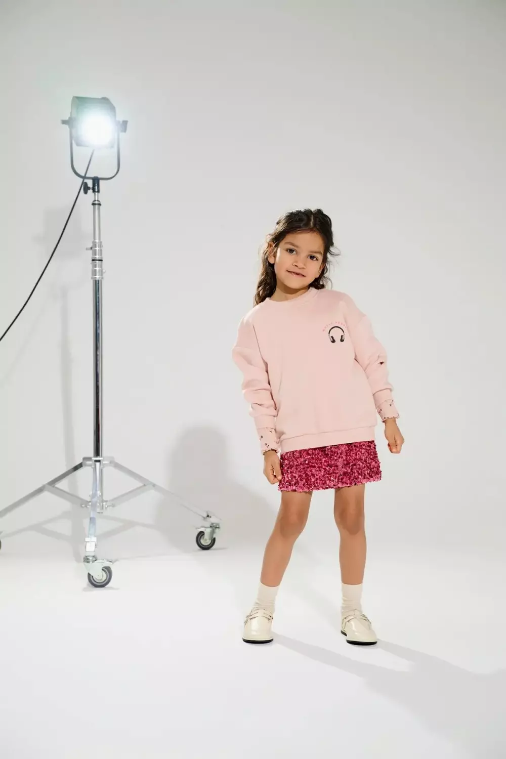 Confidence Sequins Skort, Rose Wine