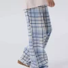 Rikka pant box, Kentucky Blue Checks