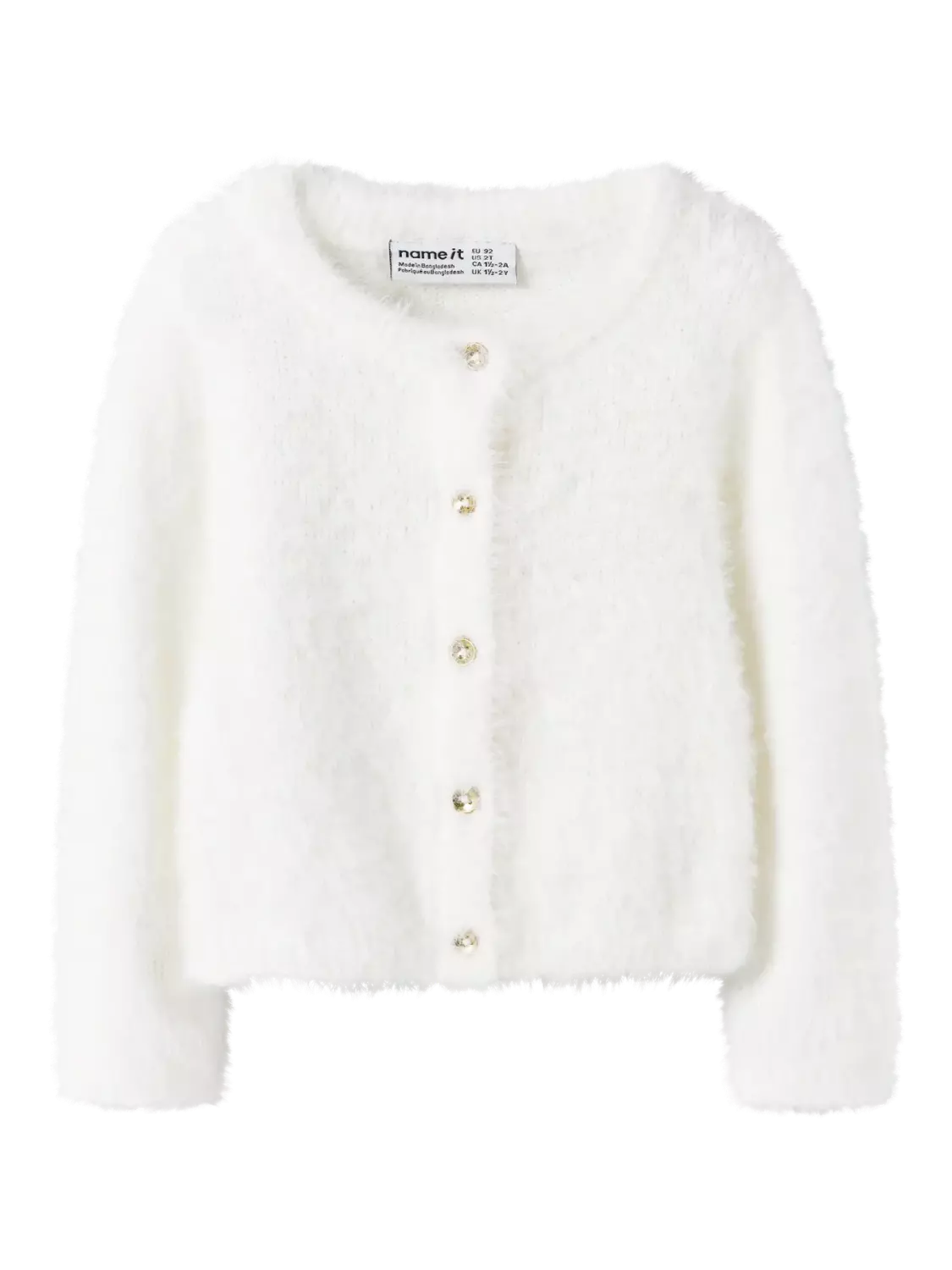 Revera knit short card, Cloud Dancer