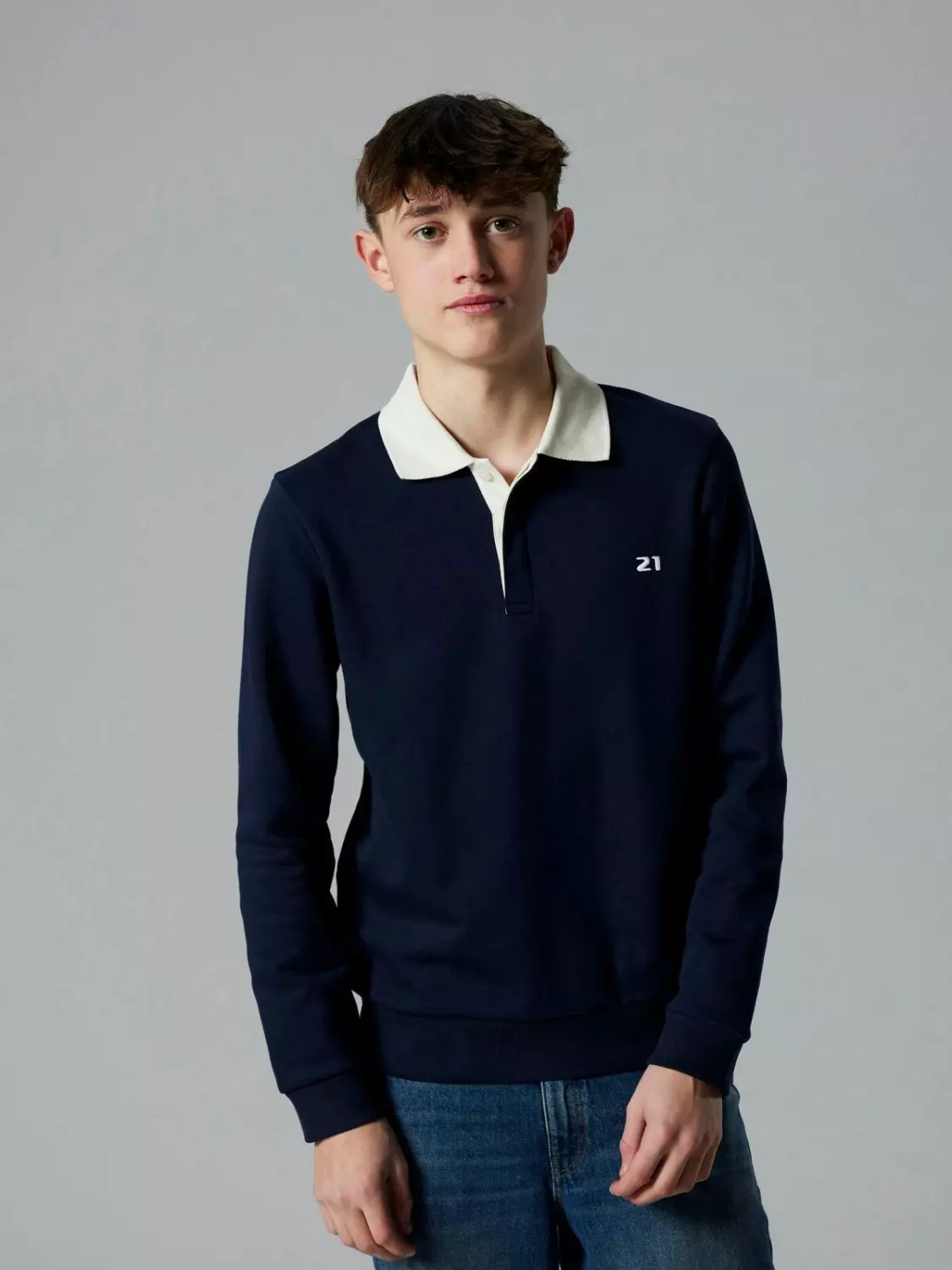 Ros polo sweat, Dark Sapphire