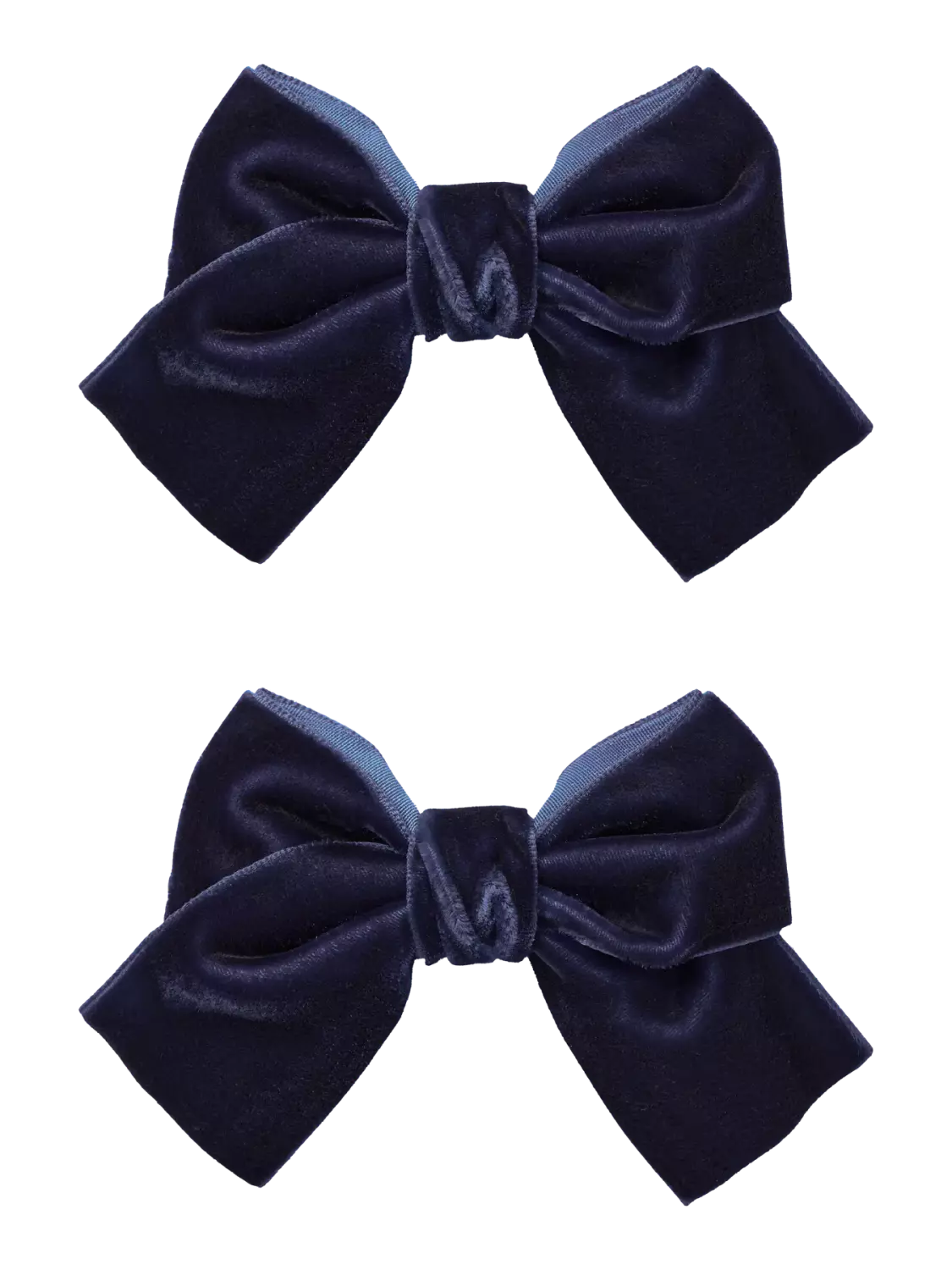 Relvet 2P hairclips, Beacon Blue