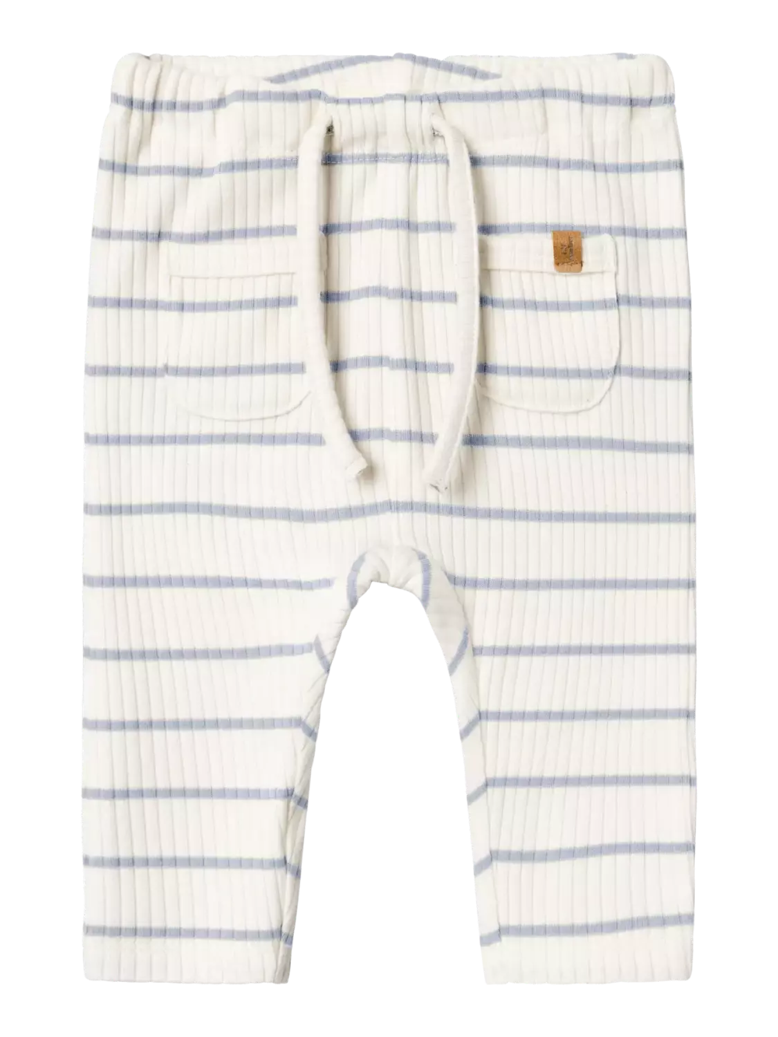 Kail pant, Coconut milk/Zen Blue