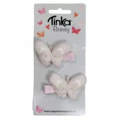 Hårspenne, sommerfugl, 2stk