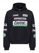 Castrol hoodie sweat, Jet Black