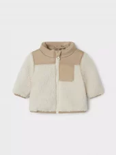 NBNmosie Teddy jacket, Whitecap