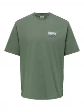 osjCASTROL tee, Castor gray