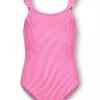 Sunny structure swimsuit, Knockout Pink