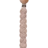 NBNlimo crochet pacifier string, Oxford Tan