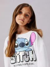 NKFfordi STITCH sweat, White