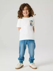 NMMben baggy jeans, Blue denim