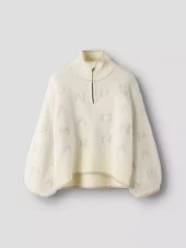 NKFneifa oversize knit, Cloud dancer