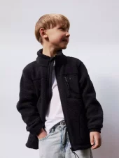 NKMmiller sherpa jacket, Black