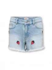 KOGrobyn berry dnm shorts, Light Blue Denim