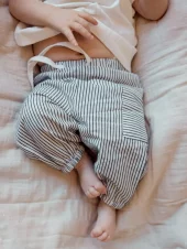 NBMfar pant, Cloud Dancer Stripes