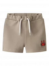 NMMfresno sweat shorts, Aluminium