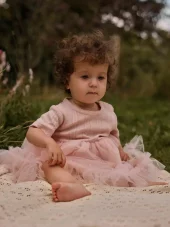 NBFfanella body dress, Peach whip