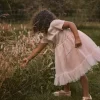 NMFfanella tulle dress, Peach whip