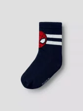 NMMfranky Spiderman sock, Navy