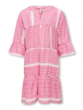 KOGalberte 3/4 dress, Fuchsia Pink